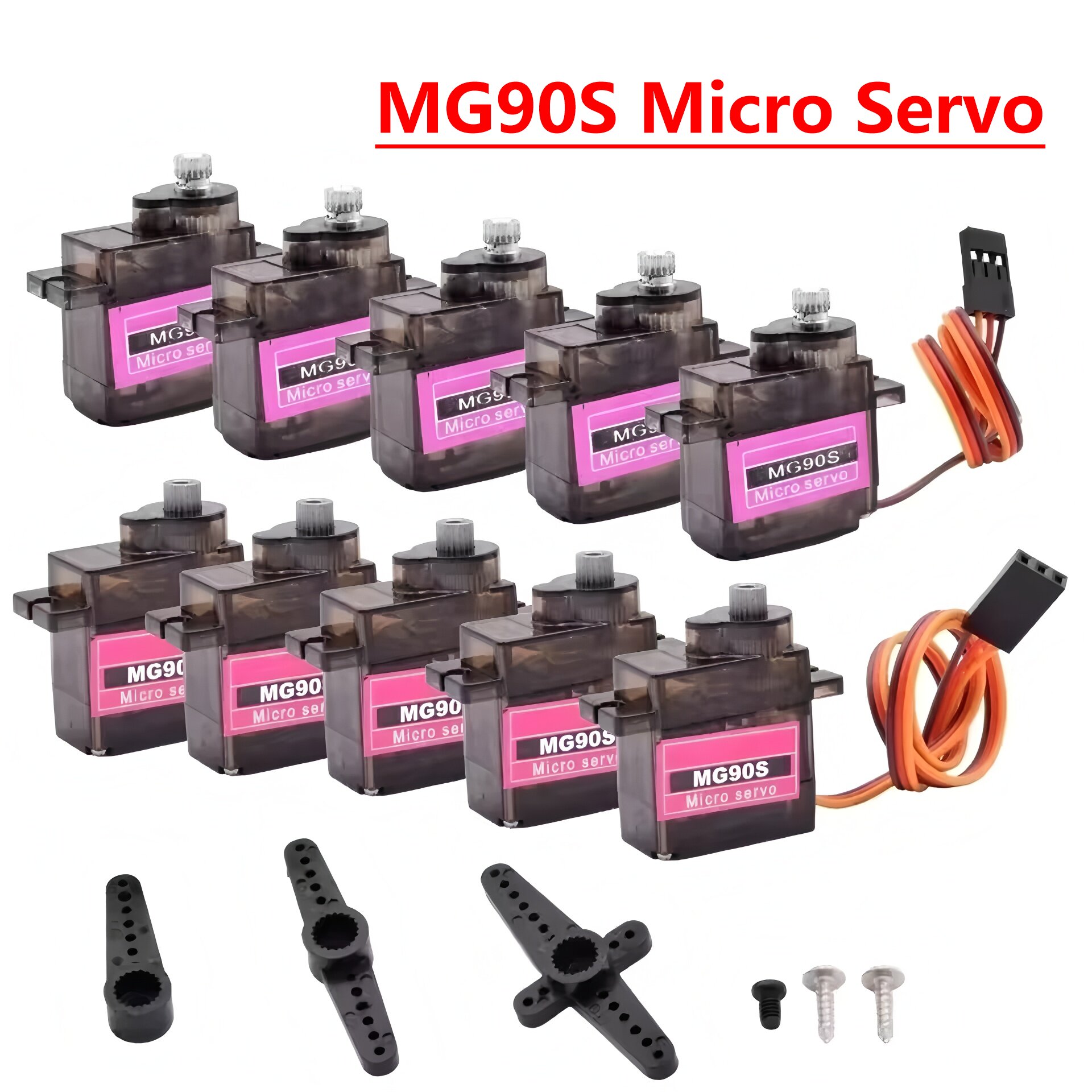 Servo Sg90 - 4/5/10/20pcs MG90S Micro Servo Motor Metal