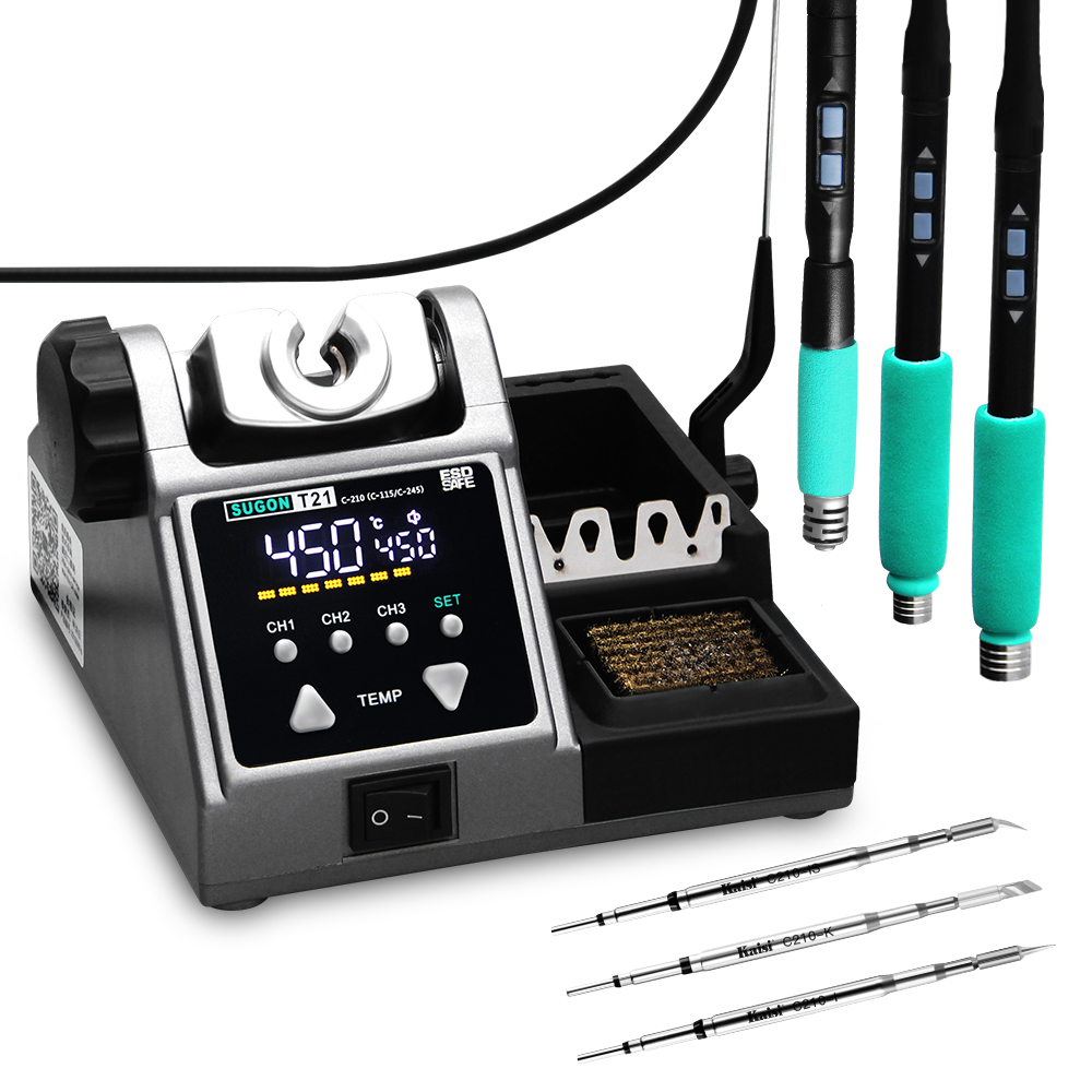 SUGON T21 Soldering Station Co - đánh giá và giá Soldering Iron Temperature Probe