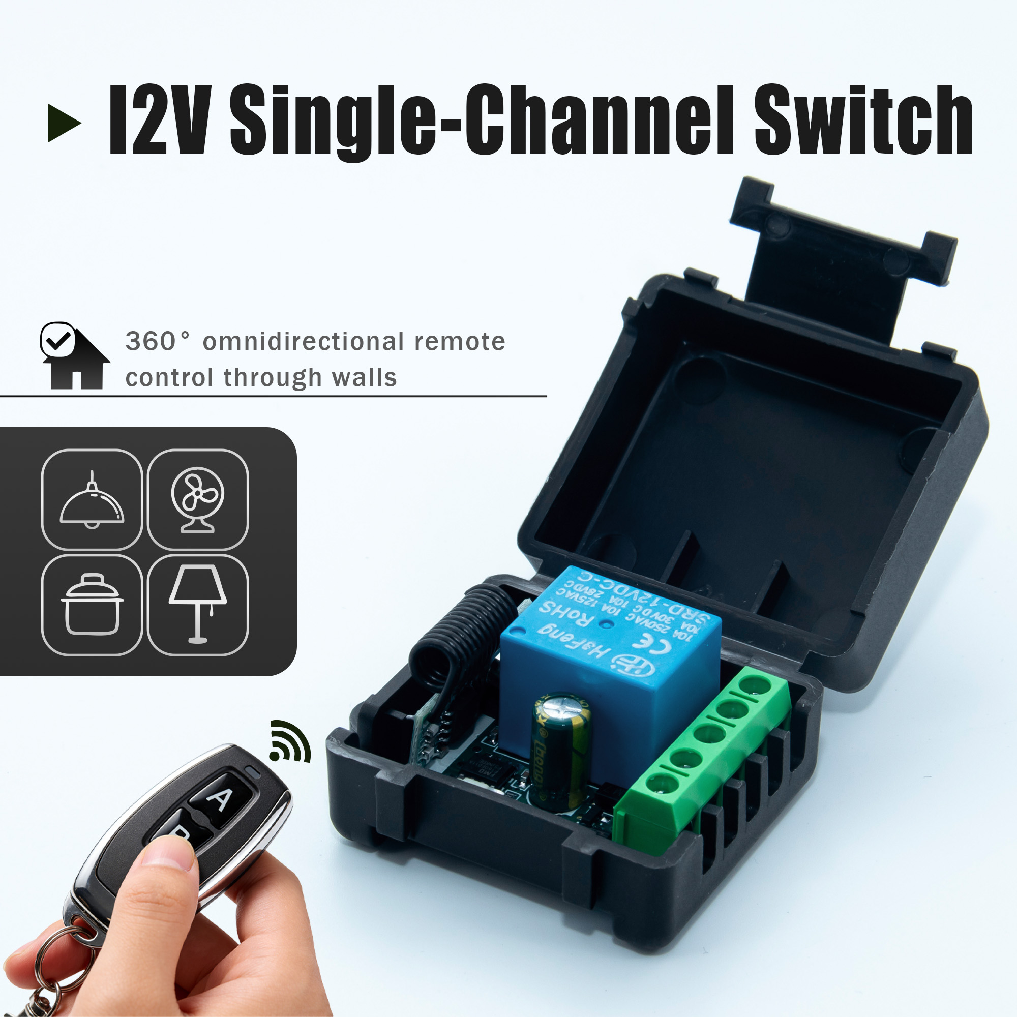 DC 12V 433MHz Wireless Remote  - đánh giá và giá Ir Remote Module