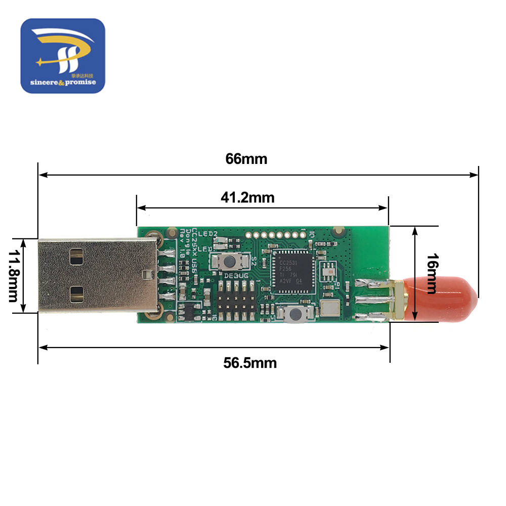 Sniffer Bare Board Packet Prot - đánh giá và giá Zigbee Cc2531