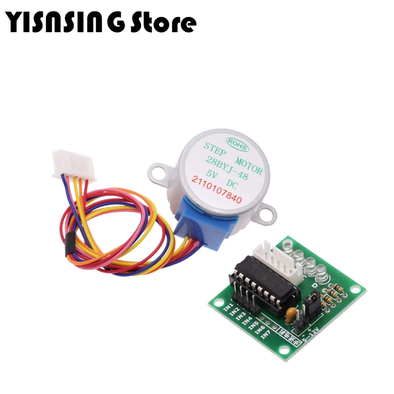 5V 4-Phase 28BYJ-48 DC Gear St - đánh giá và giá Stepper Motor 28Byj