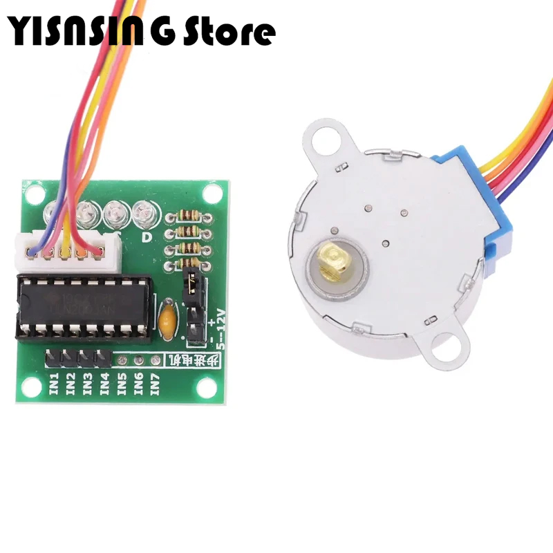 5V 4-Phase 28BYJ-48 DC Gear St - đánh giá và giá Stepper Motor 28Byj