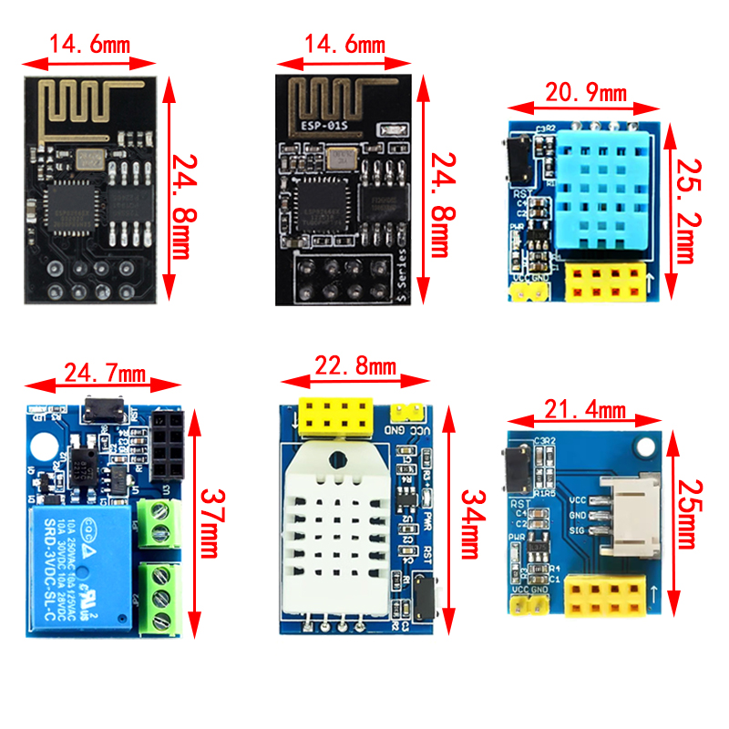 ESP8266 5V WiFi relay module D - đánh giá và giá Dht11