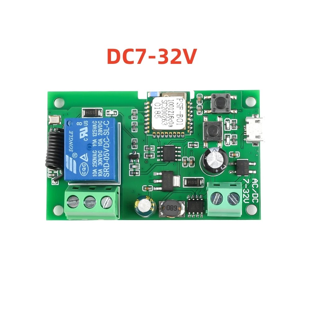 Ewelink AC/DC 5V 7V-32V 1 Chan - đánh giá và giá Relay Module 1 Channel