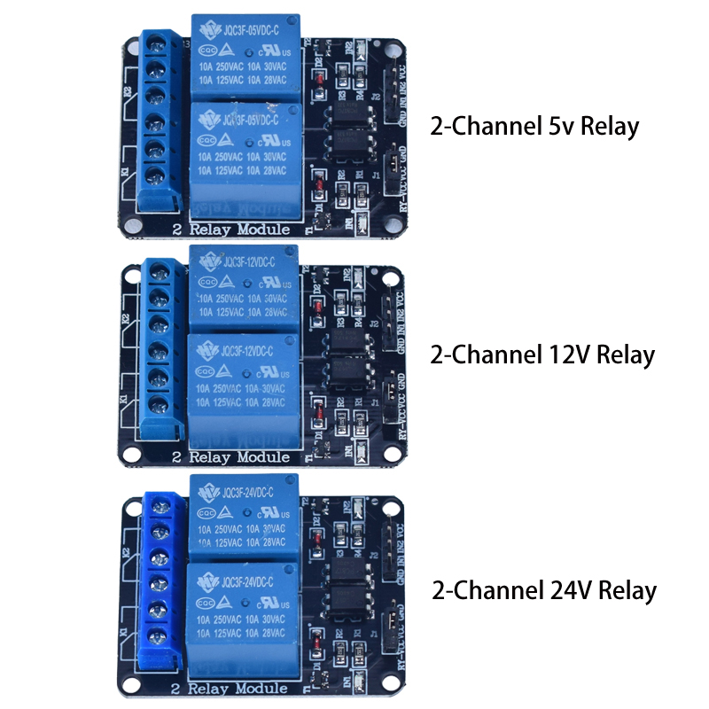 DC 5V 12V 24V 1 2 4 6 8 Channe - đánh giá và giá Relay Module 4 Channel