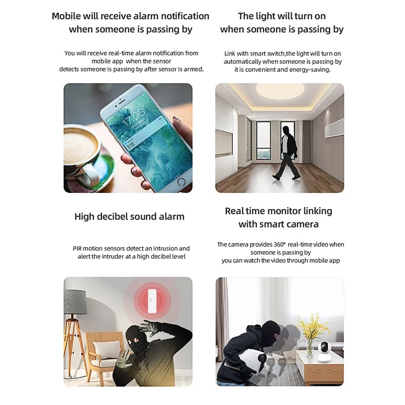 Tuya WiFi Zigbee PIR Motion Se - đánh giá và giá Pir Motion Sensor