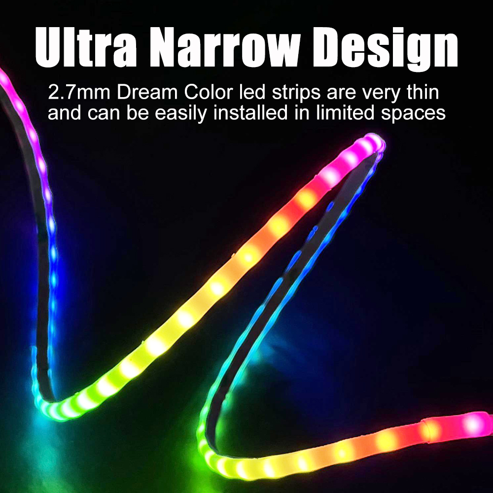 DC5V 2.7mm Ultra Narrow WS2812 - đánh giá và giá Ws2812B Strip 5V