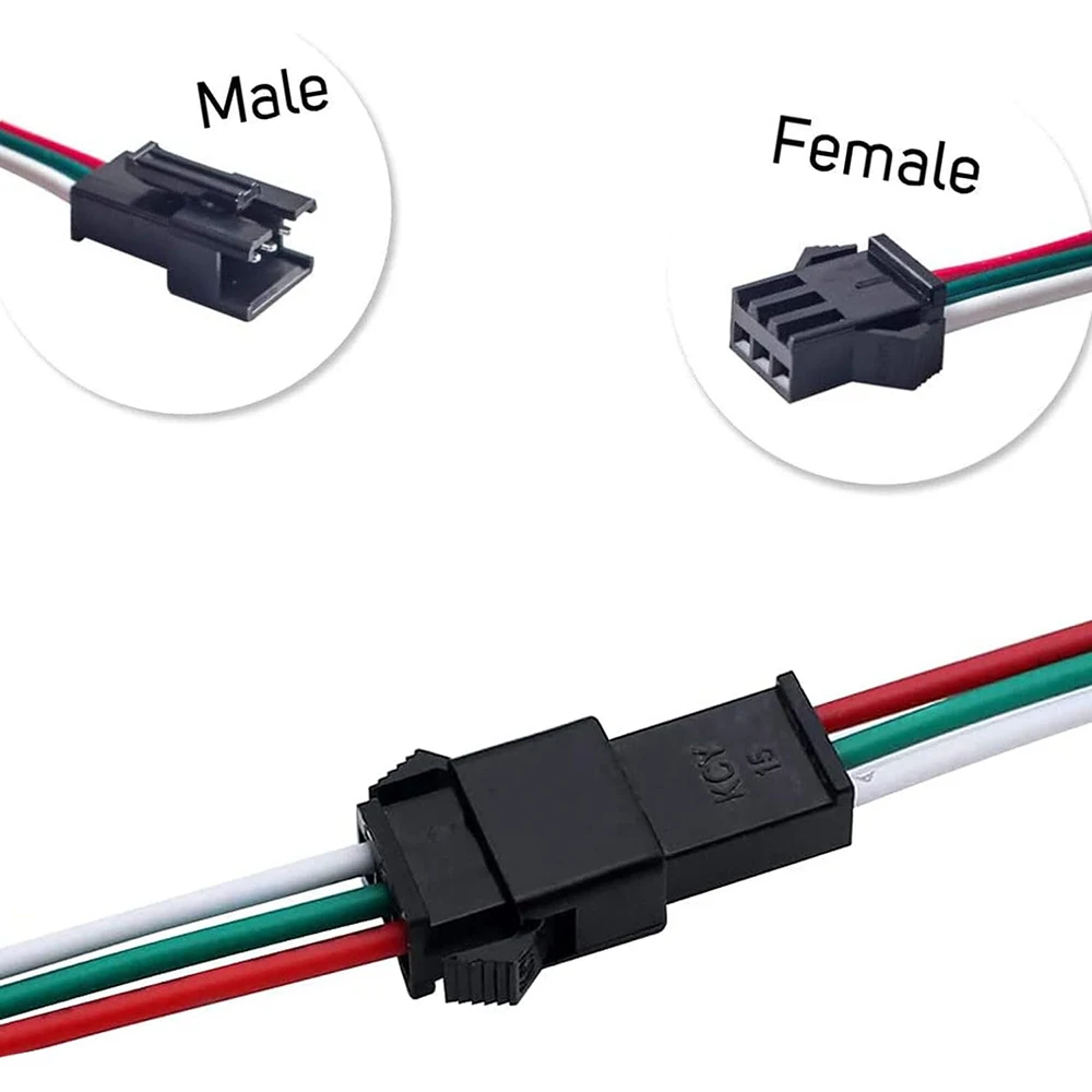 JST SM Male Female LED Extensi - đánh giá và giá Ws2812B