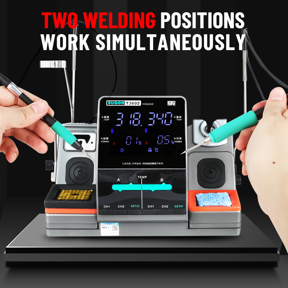 SUGON T3602 240W Soldering Sta - đánh giá và giá Soldering Iron Temperature Probe