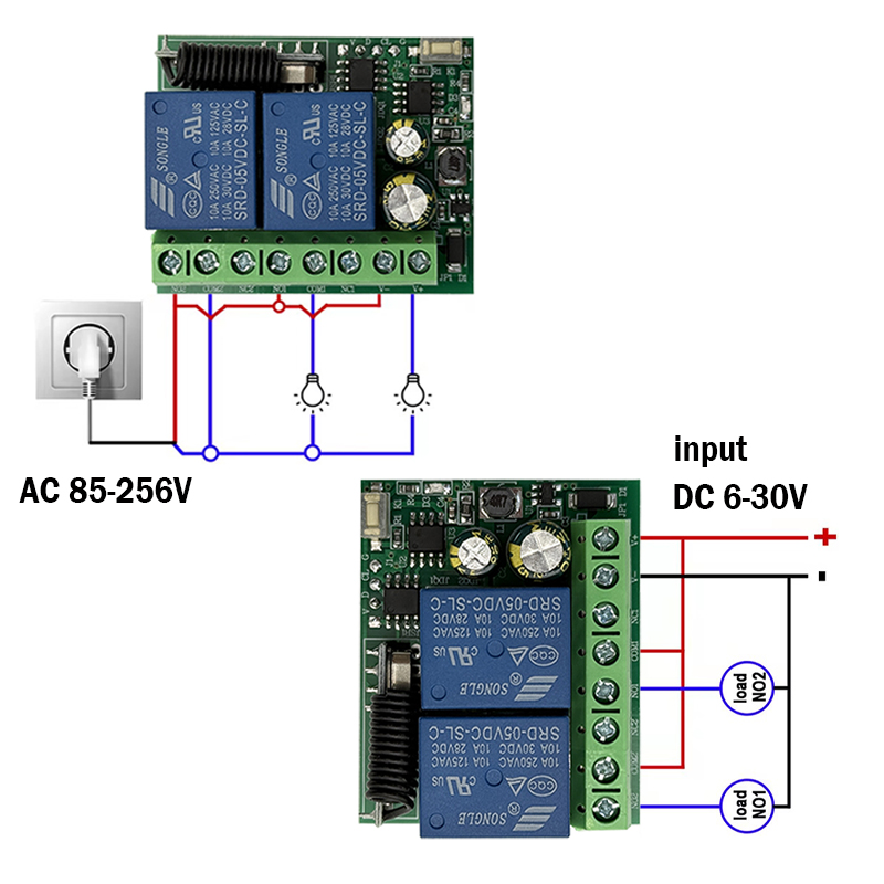 DC 9V 12V 24V AC 85-250V 2CH R - đánh giá và giá Joystick Module