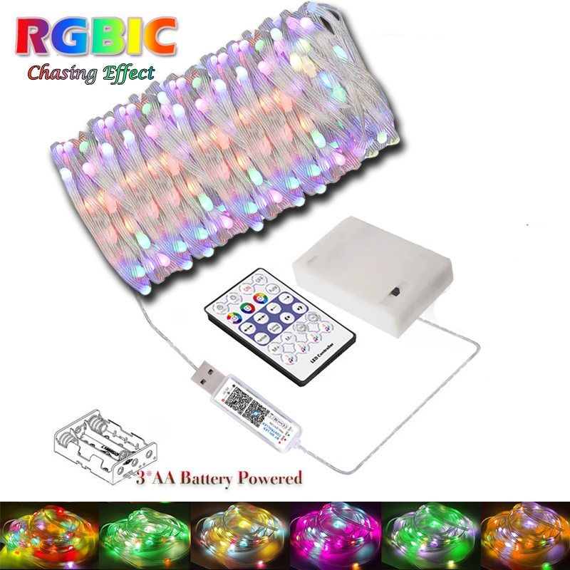 WS2812B Fairy Light String 3AA - đánh giá và giá Ws2812B