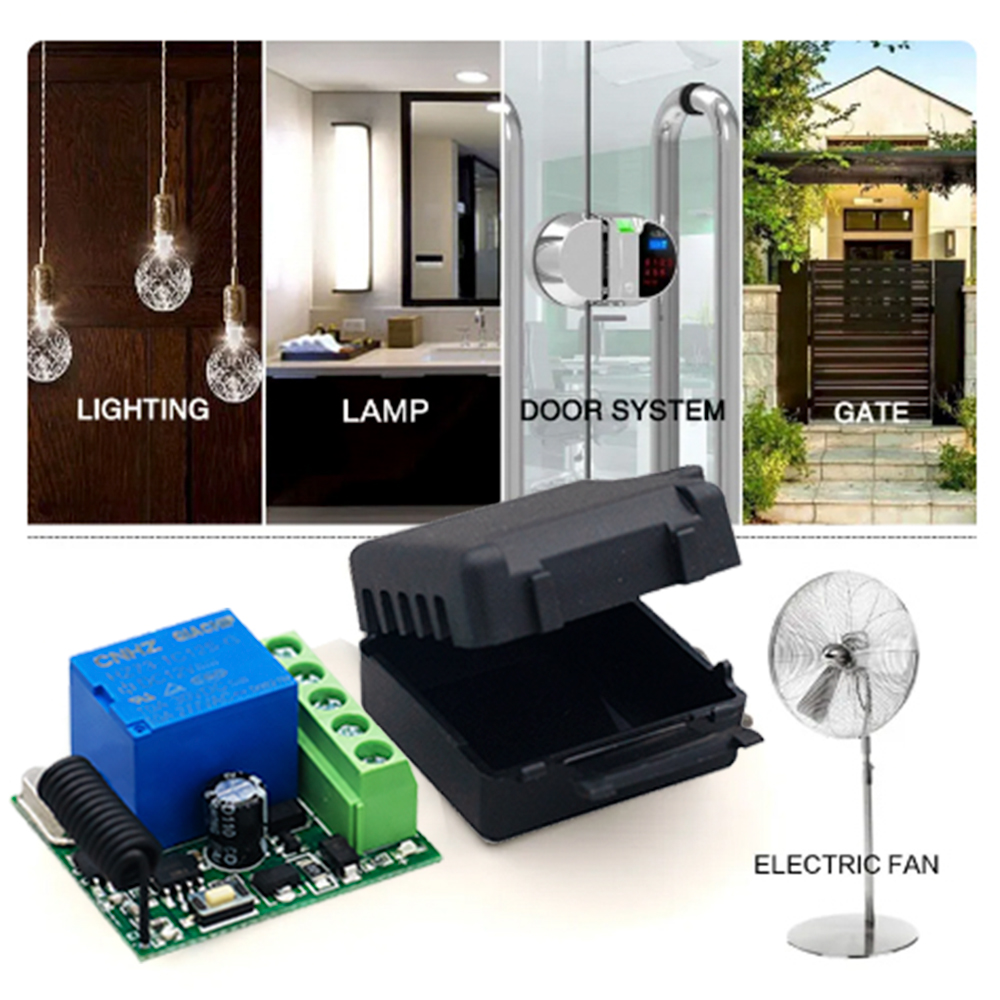 QIACHIP 433MHz DC 12V Wireless - đánh giá và giá Relay Module 4 Channel