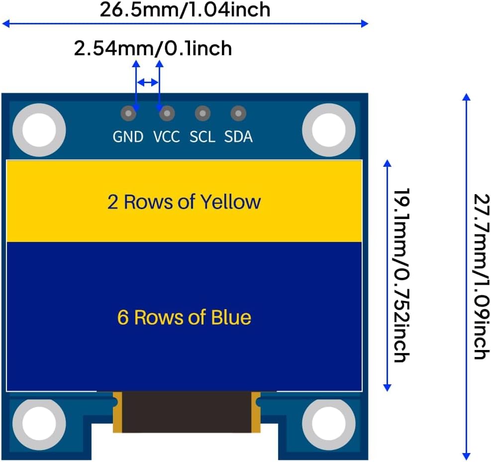 3PCS 0.96 Inch OLED Display Sc - đánh giá và giá Ssd1306