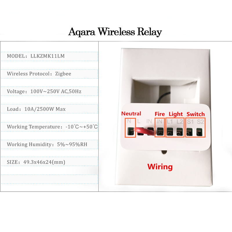 Original Aqara Smart Two-way C - đánh giá và giá Relay Module 1 Channel
