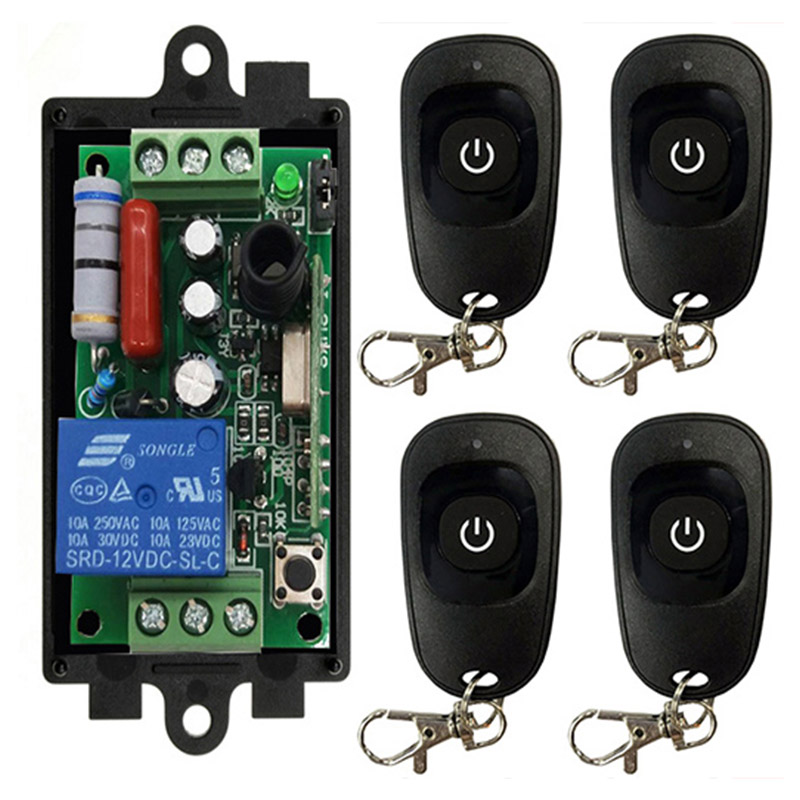 AC 220 V 1CH 1 CH Không Dây Đi - đánh giá và giá Relay Module 1 Channel