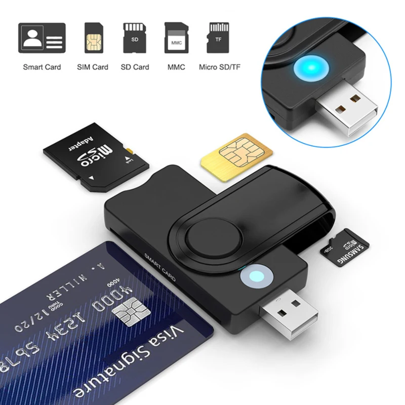 USB 3.0 2.0 Smart Card Reader  - đánh giá và giá Sd Card Module