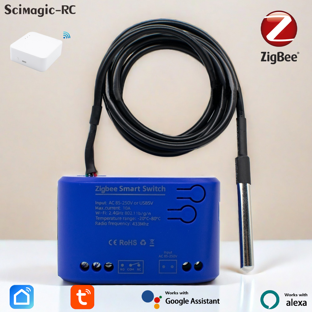 Zigbee Temperature Smart Switc - đánh giá và giá Relay Module 1 Channel