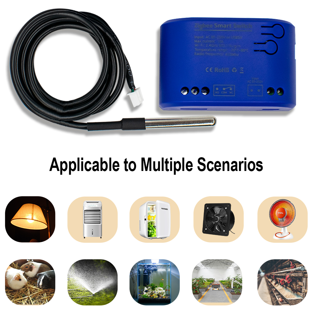 Zigbee Temperature Smart Switc - đánh giá và giá Relay Module 1 Channel