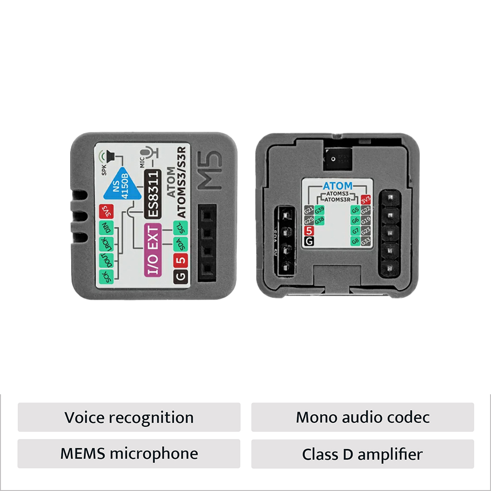 M5Stack Atomic Voice Base ES83 - đánh giá và giá Microphone Module