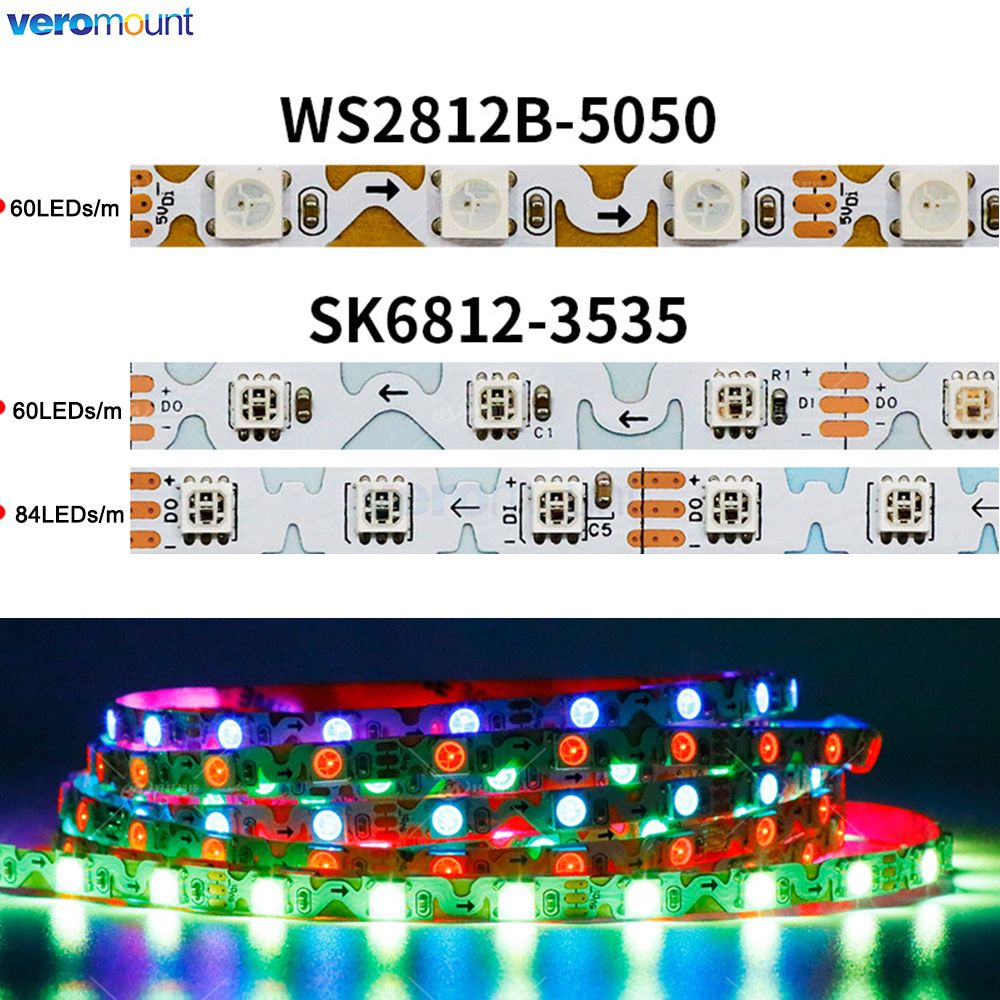 6mm Narrow With PCB S Shape Fl - đánh giá và giá Ws2812B Strip 5V