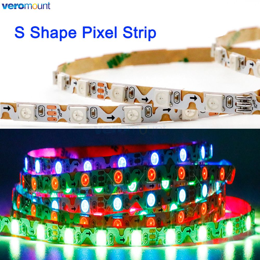 6mm Narrow With PCB S Shape Fl - đánh giá và giá Ws2812B Strip 5V
