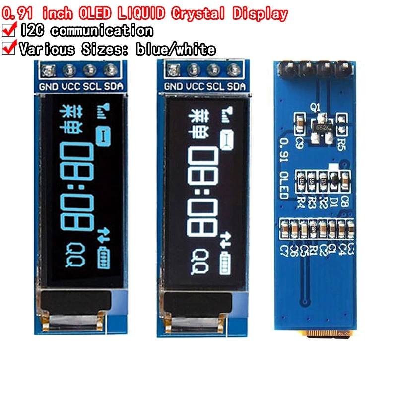 0.91Inch OLED Display Module,  - đánh giá và giá Ssd1306