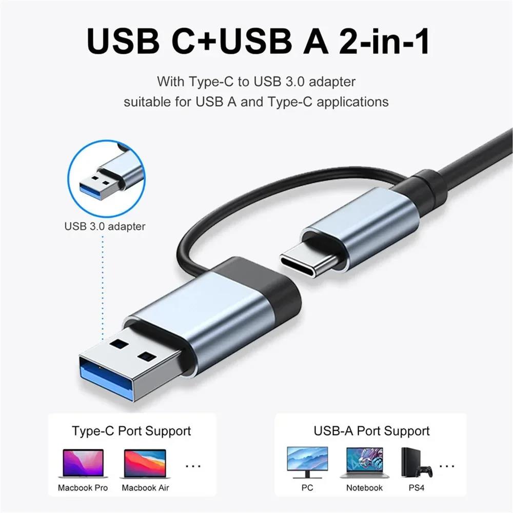 Type C Hub USB Splitter 8 In 1 - đánh giá và giá Sd Card Module