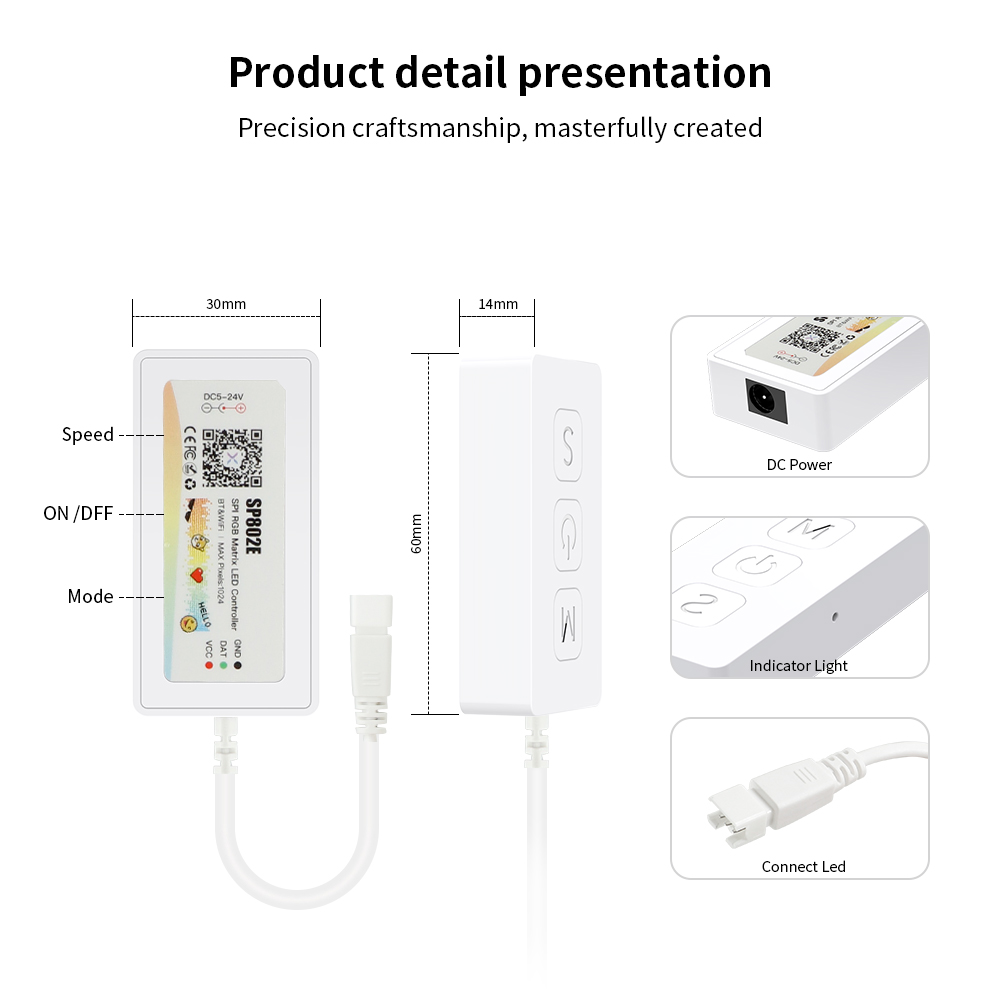 WS2812B WS2812 RGB LED Digital - đánh giá và giá Ws2812B Strip 5V