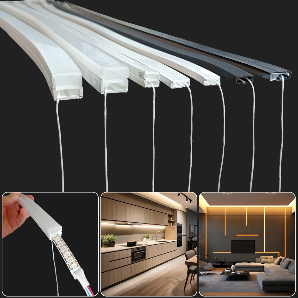 Waterproof Silicone Neon Cover - đánh giá và giá Ws2812B Strip 5V