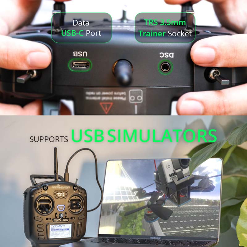 RadioMaster TX12 MKII ELRS Edg - đánh giá và giá Ir Remote Module