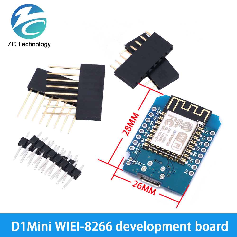 D1 Mini ESP8266 ESP-12F CH340G - đánh giá và giá Dht22