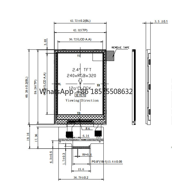 Industrial 2.4-inch TFTLCD tou - đánh giá và giá Ili9341