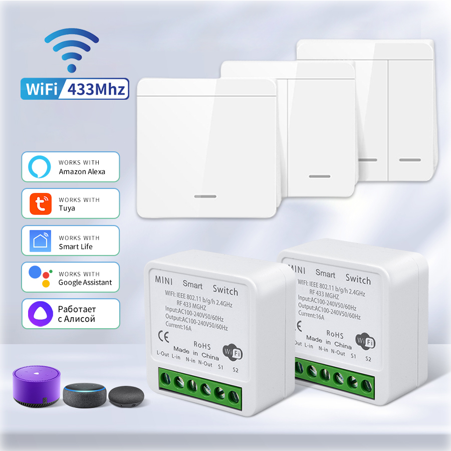 Wifi RF 433MHz Smart Switch Tu - đánh giá và giá Ir Remote Module