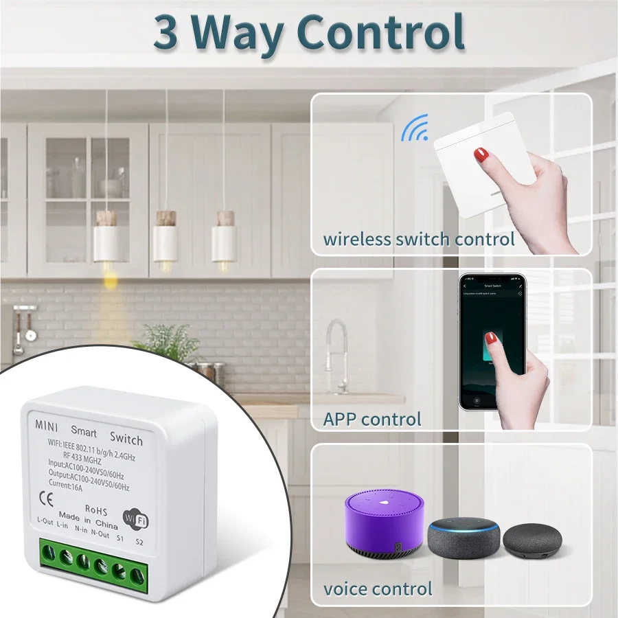 Wifi RF 433MHz Smart Switch Tu - đánh giá và giá Ir Remote Module