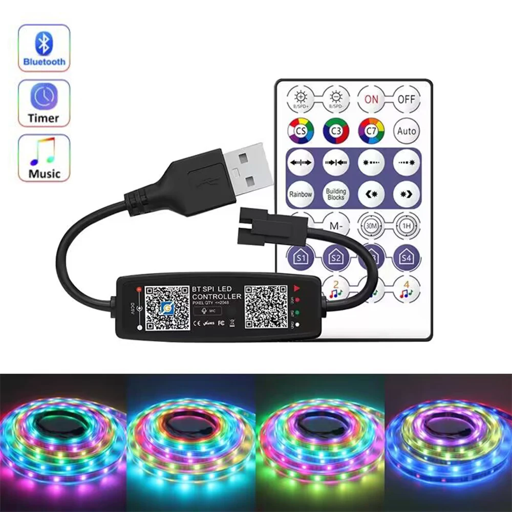 WS2812B Controller Bluetooth M - đánh giá và giá Ws2812B Strip 5V