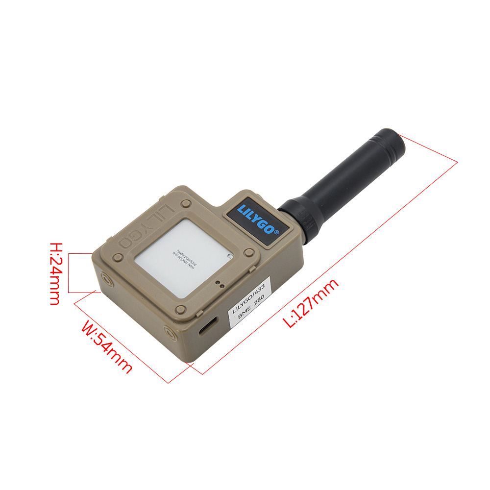 LILYGO TTGO T-Echo NRF52840 Lo - đánh giá và giá Bme280