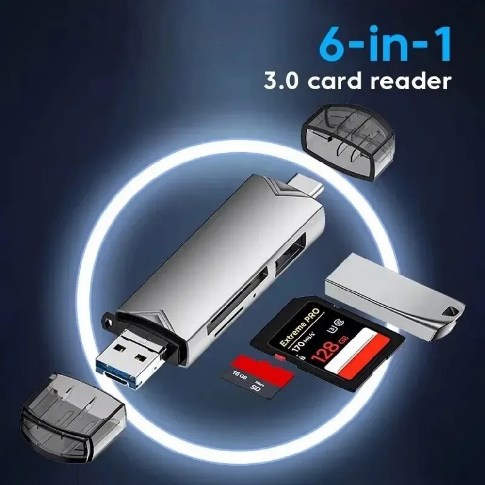 6‑in‑1 USB 3.0 OTG Card Reader - đánh giá và giá Sd Card Module