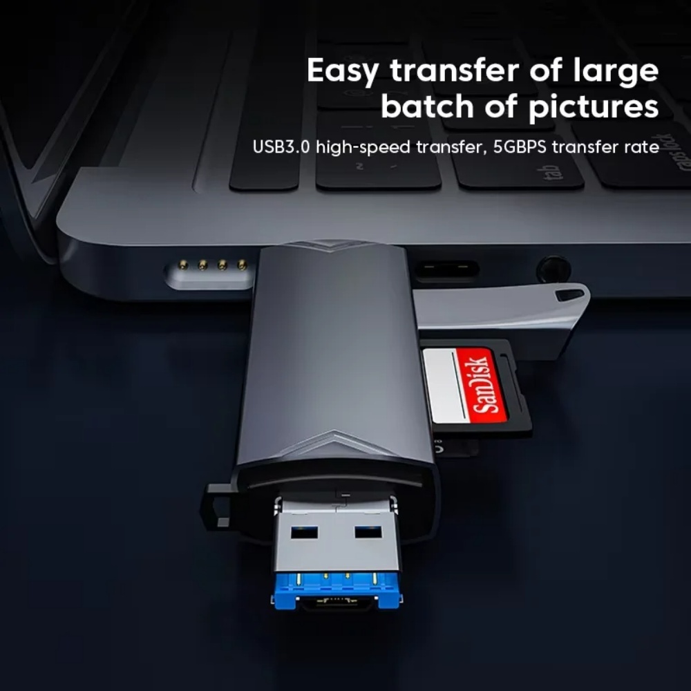 6‑in‑1 USB 3.0 OTG Card Reader - đánh giá và giá Sd Card Module