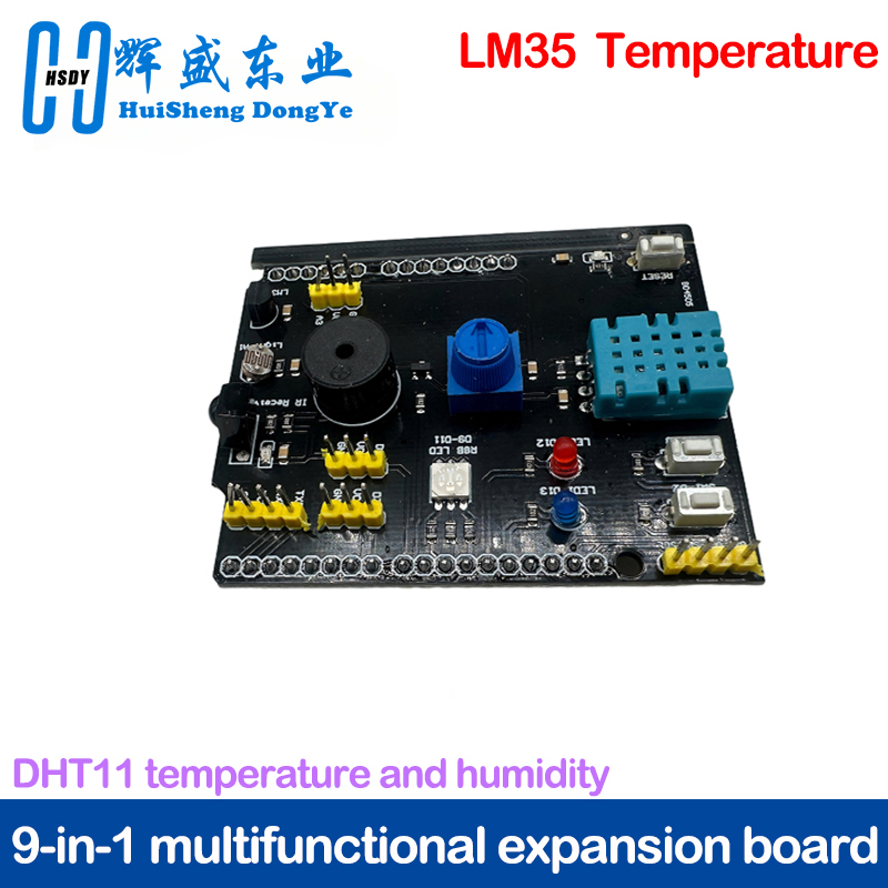 9 in 1 sensor board Multifunct - đánh giá và giá Dht11