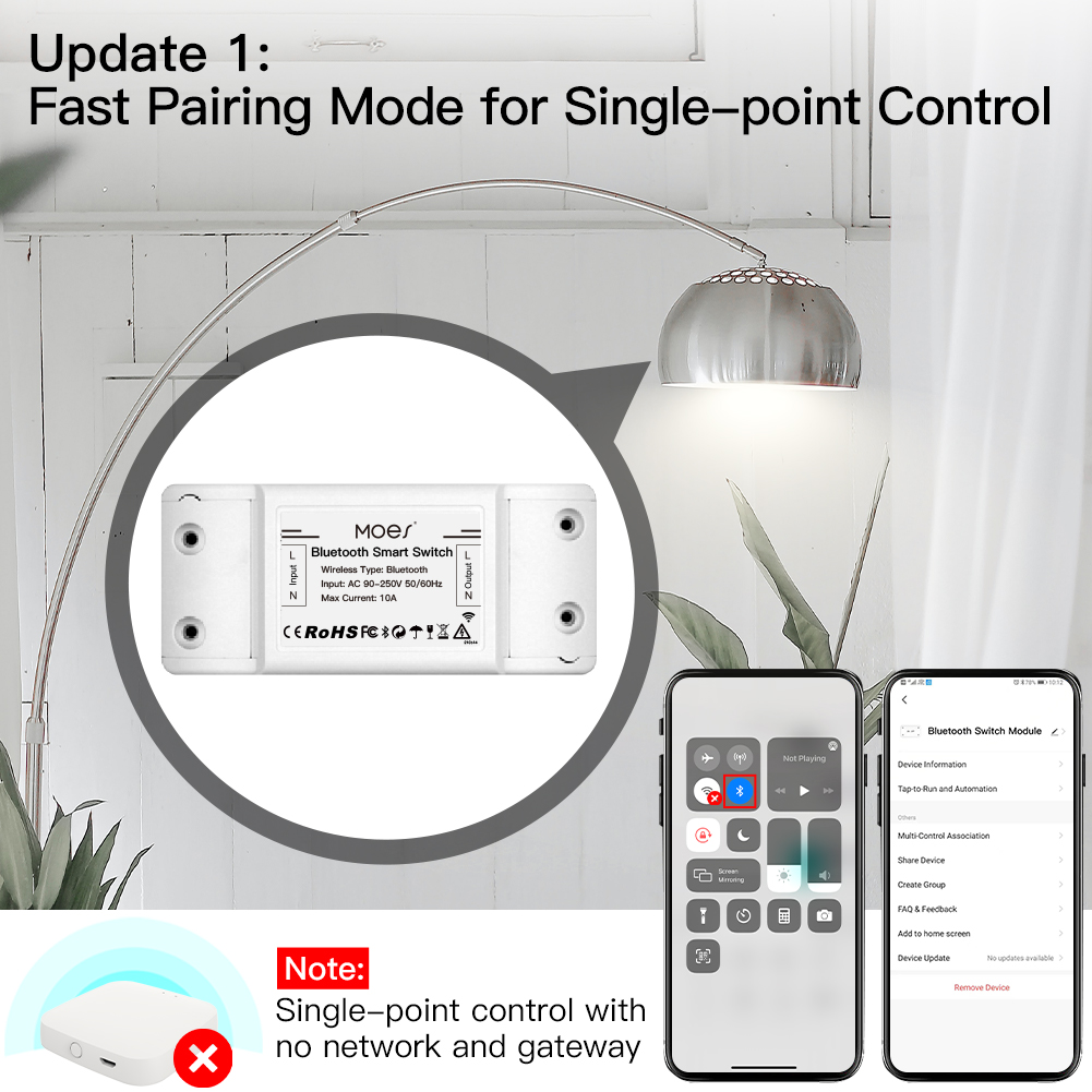 MOES Bluetooth Công Tắc Thông  - đánh giá và giá Joystick Module