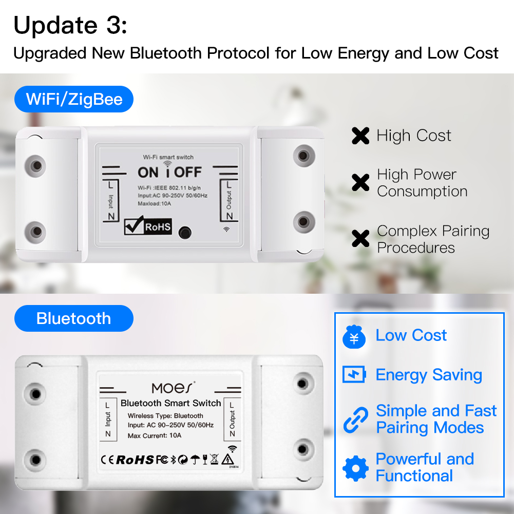 MOES Bluetooth Công Tắc Thông  - đánh giá và giá Joystick Module