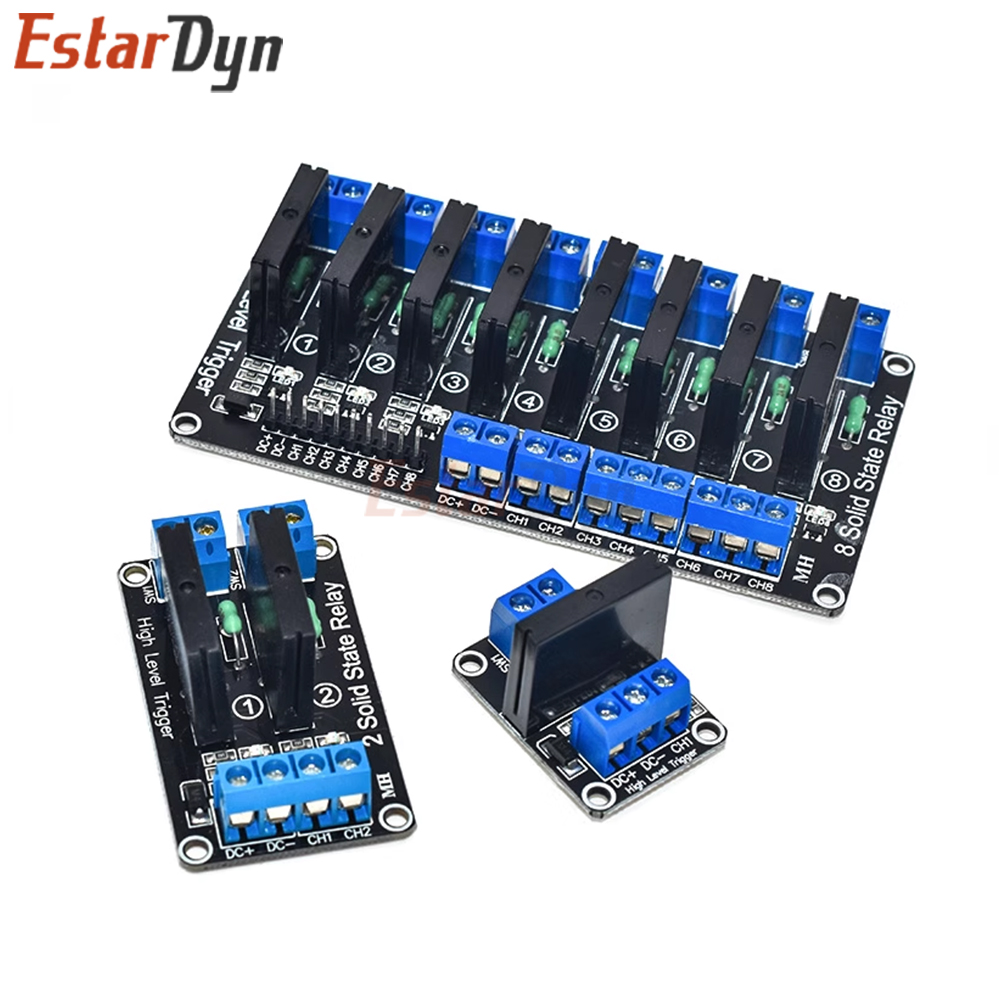 5V 1 2 4 8 Channel SSR G3MB-20 - đánh giá và giá Relay Module 4 Channel