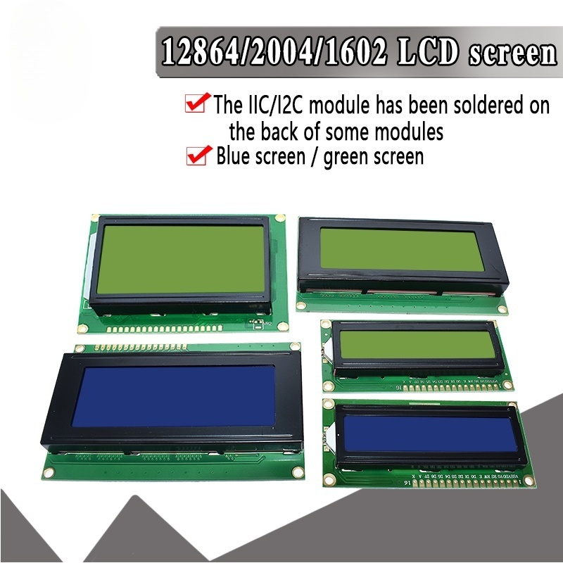 LCD 1602 2004 Module Blue Gree - đánh giá và giá Lcd 1602