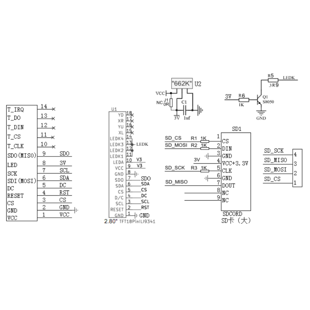 2.8 Inch TFT LCD Display Modul - đánh giá và giá Ili9341