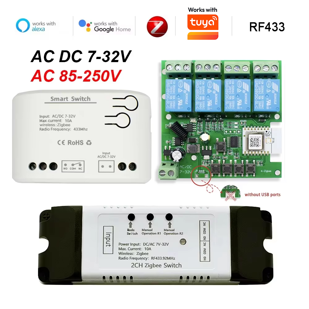 Dry Contact Smart Zigbee Switc - đánh giá và giá Relay Module 1 Channel