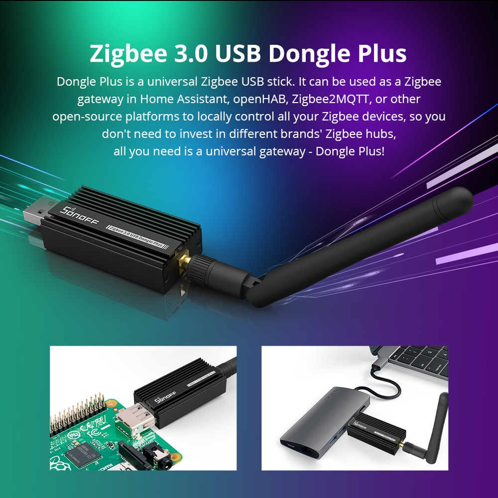 SONOFF Zigbee Dongle-E 3.0 USB - đánh giá và giá Zigbee Cc2531